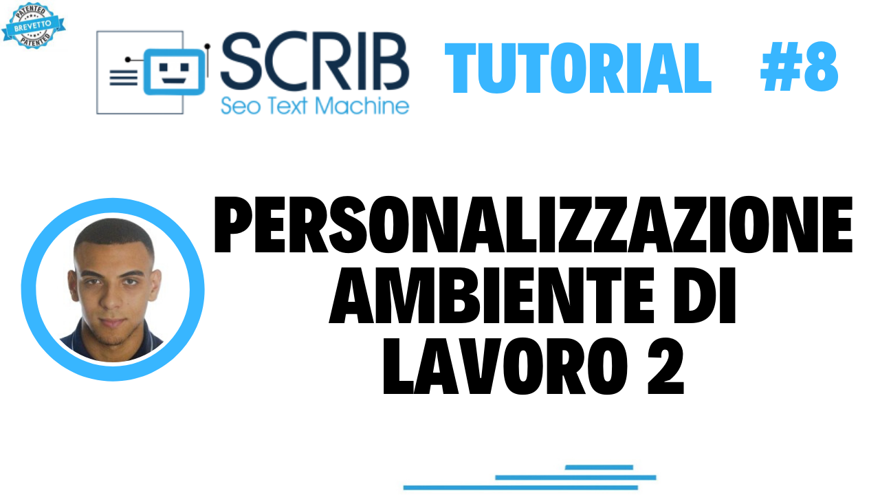 Video tutorial - personalizzazione ambiente di lavoro 2